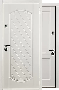 Белые двери