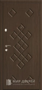 Дверь зимняя входная уличная №21 внешняя - фото