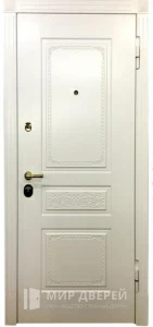 Дверь входная уличная утепленная №28 внешняя - фото