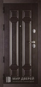 Дверь металлическая входная уличная недорого №53 внутренняя - фото