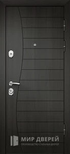 Дверь венеция венге входная №13 внешняя - фото