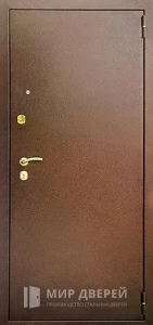 Металлическая дверь с шумоизоляцией в квартиру №30 внешняя - фото