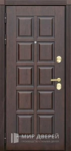 Дверь металлическая входная порошковая №34 внутренняя - фото