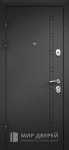 Входная дверь металл металл для улицы №81 внутренняя - фото