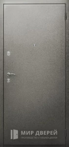 Входная уличная металлическая дверь в дом №40 внешняя - фото